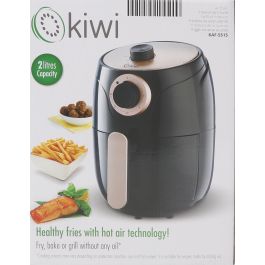Freidora de Aire Kiwi 2L 1000W - Sin Aceite (2 Unidades) Freidora de Aire Kiwi 2L 1000W - Sin Aceite (2 Unidades)
