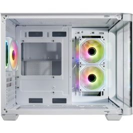 FSP S380-WA Midi FSP Torre Blanca Micro ATX/Mini-ITX PC Juego con Iluminación ARGB