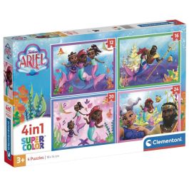 CLEMENTONI Puzzle La Sirenita Ariel Disney 4 en 1 para niños 12+16+20+24 piezas Precio: 9.68999944. SKU: B1FVEZDRVS