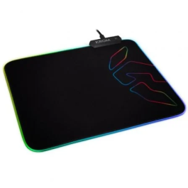 Alfombrilla Gaming con Iluminación LED Krom NXKROMKNTRGB