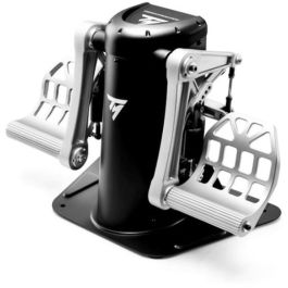 Thrustmaster TPR Rudder Negro, Plata - Simulador de Vuelo Analógico para PC, Referencia 2960809