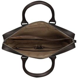 dbramante1928 Maletín ROSENBORG-16IN-HUNTER DARK para portátil de hasta 16" en cuero de grano entero, Unisex, Marrón