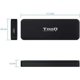 TooQ TQE-2280B Caja Externa para Disco SSD M.2 NVMe USB 3.1 Gen2 Tipo C Compatible M-Key M+B Key 2230/2242/2260/2280 Aluminio Negro Sin Tornillos TooQ TQE-2280B Caja Externa para Disco SSD M.2 NVMe USB 3.1 Gen2 Tipo C Compatible M-Key M+B Key 2230/2242/2260/2280 Aluminio Negro Sin Tornillos