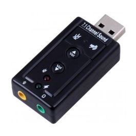 Ewent Adaptador Audio Ew3762 USB 7.1 para PC, Notebook y Netbook con Micrófono y Auriculares Precio: 10.50000006. SKU: S0227082