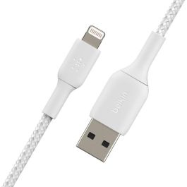 Cable USB a Lightning Belkin CAA002BT2MWH Blanco 2 m (1 unidad)