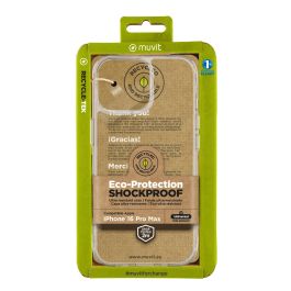 Muvit Funda Shockproof 2M para Apple iPhone - Protección contra caídas, material reciclado, suave al tacto Precio: 23.50000048. SKU: B1GLQDX5VX