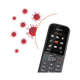 Gigaset S700H Pro Teléfono DECT Inalámbrico con Altavoz, Identificador de Llamadas y Pantalla TFT a Color, Antracita