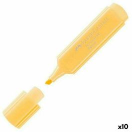 Marcador Faber-Castell Textliner 1546 Pastel Amarillo (10 Unidades) Precio: 9.5000004. SKU: S8421718