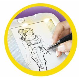 Clementoni Juego Fashion Designer Libro de moda para Crear Diseños 600 Combinaciones Edad +7 años 45.1x31.1x7 cm