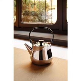 Alessi NF01 Hervidor/Tetera A/Inox 18/10 Acero Inoxidable Fondo Magnético Apto para Inducción