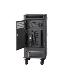 Ewent EW1702 Cargador de Dispositivo Móvil Universal Interior, AC 220-240V, Salida 20V 3.5A, Negro/Gris, hasta 30 Dispositivos