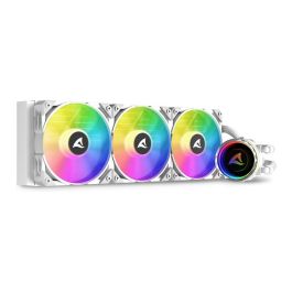 Sharkoon S90 RGB AIO 360mm Blanco, Sistema de refrigeración líquida con iluminación LED Precio: 164.58999953. SKU: B133GKZGGT