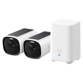 EUFY Kit eufyCam E40 (T8144*2) con HomeBase 2 - Cámara Seguridad Exterior IP Inalámbrica, 2K, Visión Nocturna, Resistente IP66, Batería/Solar, Compatible con Alexa/Google Home Precio: 291.7431. SKU: B1492QQR4R