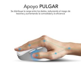 SUBBLIM COMFORT ERGO DUAL MOUSE BATTERY WHITE SUBBLIM COMFORT ERGO DUAL MOUSE BATTERY WHITE
