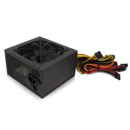 Ewent Fuente de Alimentación ATX 600W EW3908, Compatible con Intel y AMD, PFC Pasivo