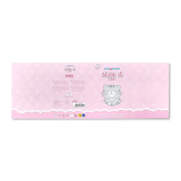 Imaginovo Notas Adhesivas Gatito, 20 Piezas Tamaños Surtidos, Diseño Fantasía Divertido para Niños