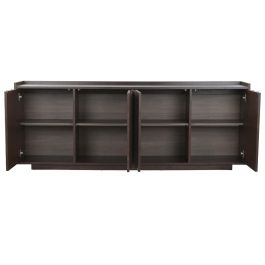 Aparador Home ESPRIT Marrón oscuro Madera MDF 200 X 40 X 75 CM
