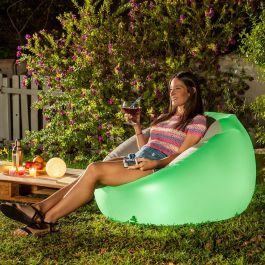 Sillón Hinchable con LED Multicolor y Mando Chight InnovaGoods Precio: 23.78999997. SKU: V0103729