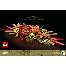 LEGO 10314 Icons Centro de Flores Secas, Juego de Construcción para Adultos, 812 Piezas de Plástico, Edades 18+