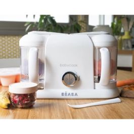 BEABA Babycook Duo Baby Robot Blanco y Plata BEABA Babycook Duo Baby Robot Blanco y Plata
