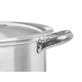 Olla de Aluminio Kinvara 28 cm 12.5 L - Plata, Apta Gas/Horno/Lavavajillas (4 Unidades) Olla de Aluminio Kinvara 28 cm 12.5 L - Plata, Apta Gas/Horno/Lavavajillas (4 Unidades)