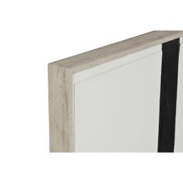 Cuadro Moderno DKD Home Decor Blanco Negro 3.8 x 102 x 82 cm (2 Unidades)