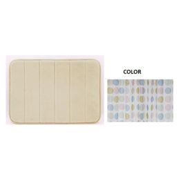 DKD Home Decor Alfombra Moderna de Poliéster Colección Dots Multicolor con Diseño de Topos 40x60 cm (1cm Grosor) - Set de 6 Unidades