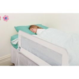 Dreambaby Barandilla de Cama Phoenix Plegable y Portátil Extra Grande para Niños - 110 cm Ancho x 45.5 cm Alto - Color Blanco