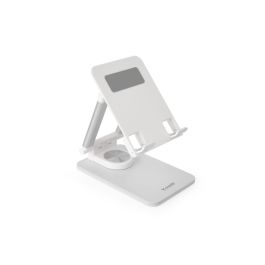 Tooq Soporte Plegable y Giratorio para Tablet hasta 12.9 Pulgadas, Ajustable, 360º, Antideslizante