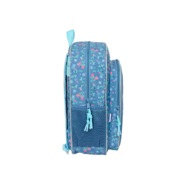 Mochila Escolar Frozen Azul 32 x 38 x 12 cm