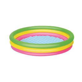 Bestway Piscina Hinchable 3 Aros Suelo Acolchado 152x30 cm +2 Años Jardin 51103