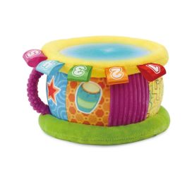 V-Tech 80-612547 Tambor Luces Mágicas Bilingüe Luminoso Musical Aprendizaje Números Colores para Bebés +3 meses