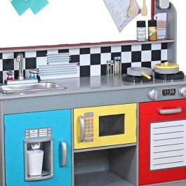 Cocina retro de madera woomax 90x58x104 cm Cocina retro de madera woomax 90x58x104 cm