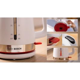 Bosch TWK 4M221 MyMoment – Hervidor de agua eléctrico, color blanco