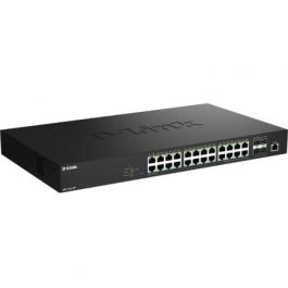 D-Link DMS-1250-28P/E Switch Smart Managed 28 Puertos 2.5G PoE 475W, 4 SFP+ 10G, Optimizado para Wi-Fi 6