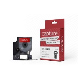 Capture Cinta de Nylon Flexible Negro sobre Blanco Mate 19mm x 3.5m Compatible Rhino 18489, Larga Duración, Resistente Desgaste Precio: 17.5000001. SKU: B14NWR6NTA