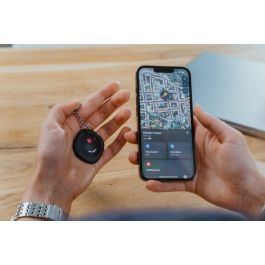 Verbatim MYF-01 My Finder Localizador Bluetooth para Apple Buscar Mi App - Compatible iPhone, iPad, MacBook - Negro 1 unidad