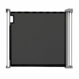 Ingenuity ING12914330340 Puerta de seguridad para niños, enrollable, hasta 136 cm, cierre automático, fácil de instalar