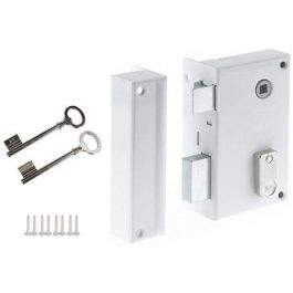 Yale YAV37G Cerradura de Aplique Seguidor Vertical Izquierdo Blanca - 2 Llaves Incluidas Precio: 44.5000006. SKU: B1AR6P63M3