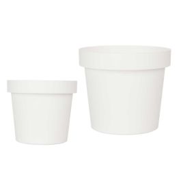 Maceta Plastico Blanca 14Cm Diam Ibergarden (12 Unidades) Precio: 10.69000031. SKU: B185VAWDHE