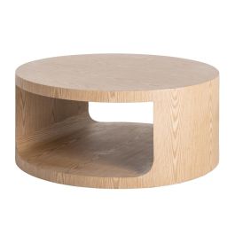 Mesa Centro Natural Dm Salón 80 X 80 X 36 cm