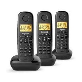 Gigaset Teléfono Inalámbrico Basic 100 Trio Negro L36852-H3206-D211 Precio: 47.79000028. SKU: B16ZPV744N