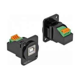 DeLOCK D-Typ Módulo Adaptador, USB 2.0 Tipo B Hembra a Bloque de Terminales, Plano, Negro Precio: 26.49999946. SKU: B15WSVKG7B