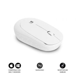 Ratón Inalámbrico Subblim Business Plus Silencioso/ Hasta 1200 DPI/ Blanco Ratón Inalámbrico Subblim Business Plus Silencioso/ Hasta 1200 DPI/ Blanco