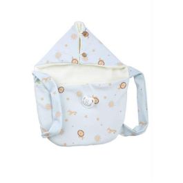 Muñecas Arias Muñeca Elegance 30 cm Natal Azul con Portabebé (Cuerpo Vinilo, Niño)