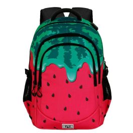 Oh My Pop Mochila Running PLUS Melty Melon Verde - 32L, Ripstop, USB, Acolchada
