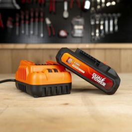 Dual Power POWDP90620 - Batería 2.0Ah 20V y cargador 2A para herramientas de bricolaje inalámbricas de 20V