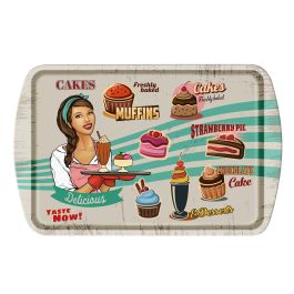 Bandeja de Metal Quttin 38x24 cm (12 Unidades) Bandeja de Metal Quttin 38x24 cm (12 Unidades)