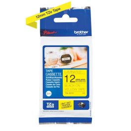 Brother Cinta Laminada TZe 12mm x 4m Negro sobre Amarillo Resistente a Abrasión, Químicos y Temperaturas Extremas Precio: 10.78999955. SKU: B1DR7D4FAG