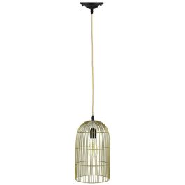 Home Deco Light Lámpara Colgante Jaula Champán Decoración Hogar Moderna 20 cm Precio: 27.50000033. SKU: B19SYHMR3R